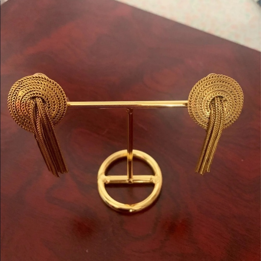 Vintage Pierre Lorion/Sylvia Karen's Clip Earrings